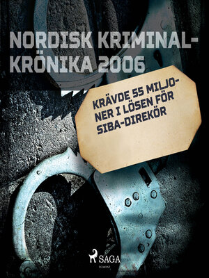cover image of Krävde 55 miljoner i lösen för Siba-direktör